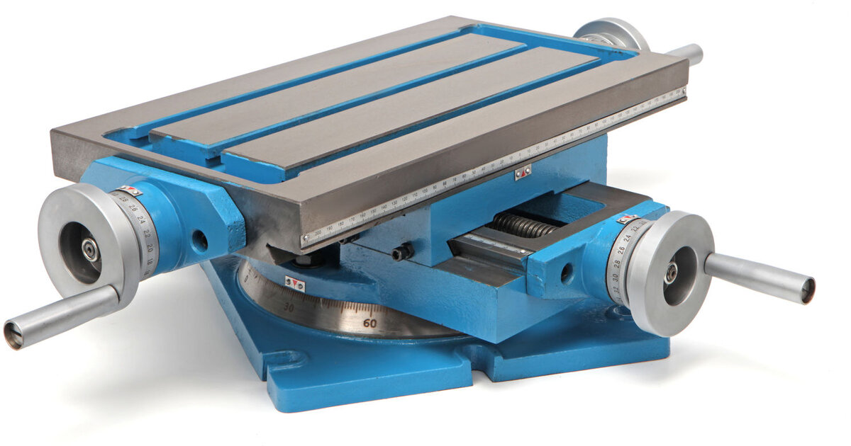 HBM LCT 425 Krydsbord med drejefod HBM LCT 425 Krydsbord med drejefod