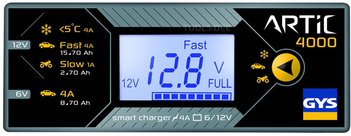 Gys artic 8000 automatisk batteriladdare