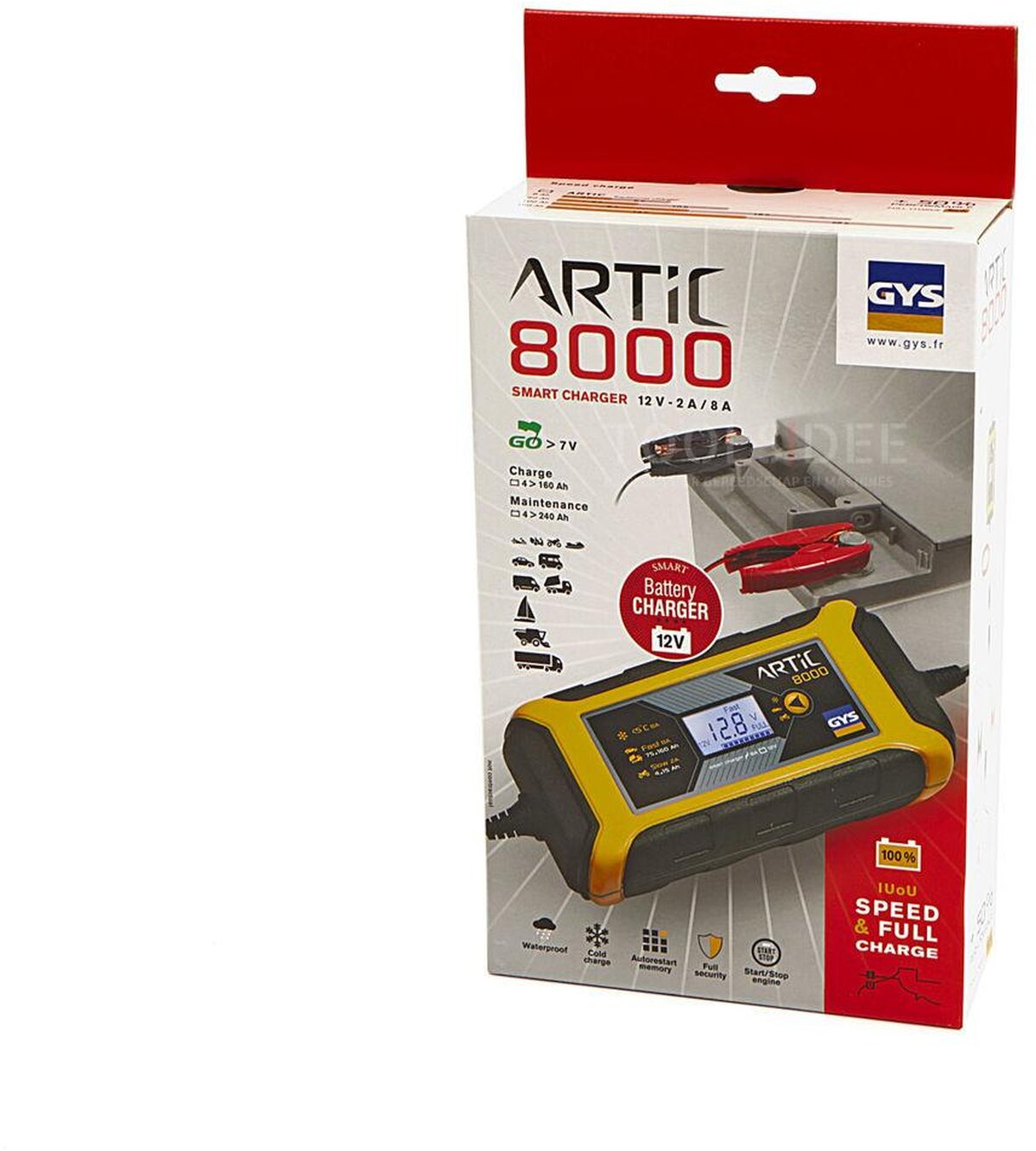 Gys artic 8000 automatisk batteriladdare