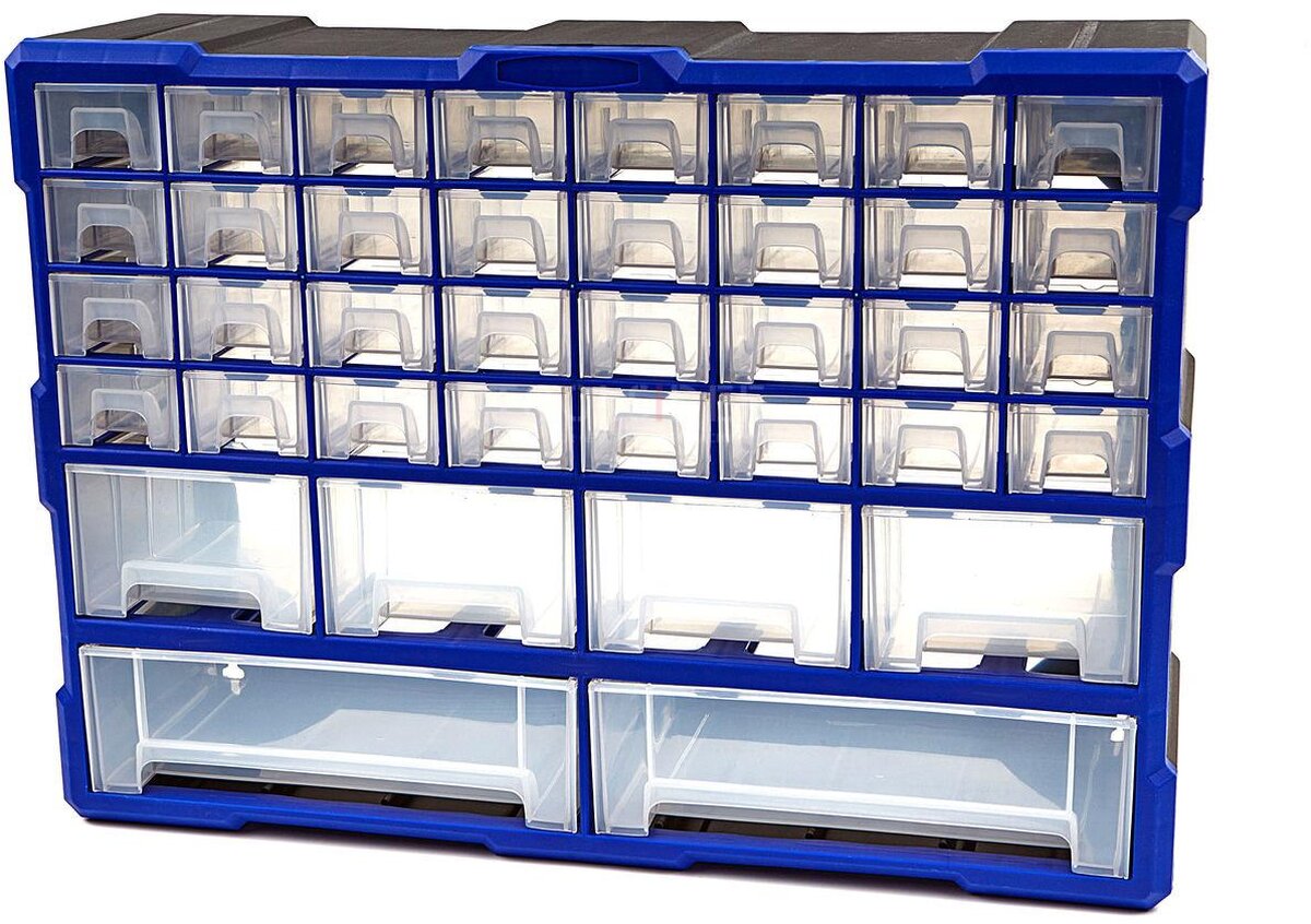 HBM 38 skuffer kommode, sortiment skap, lagringssystem