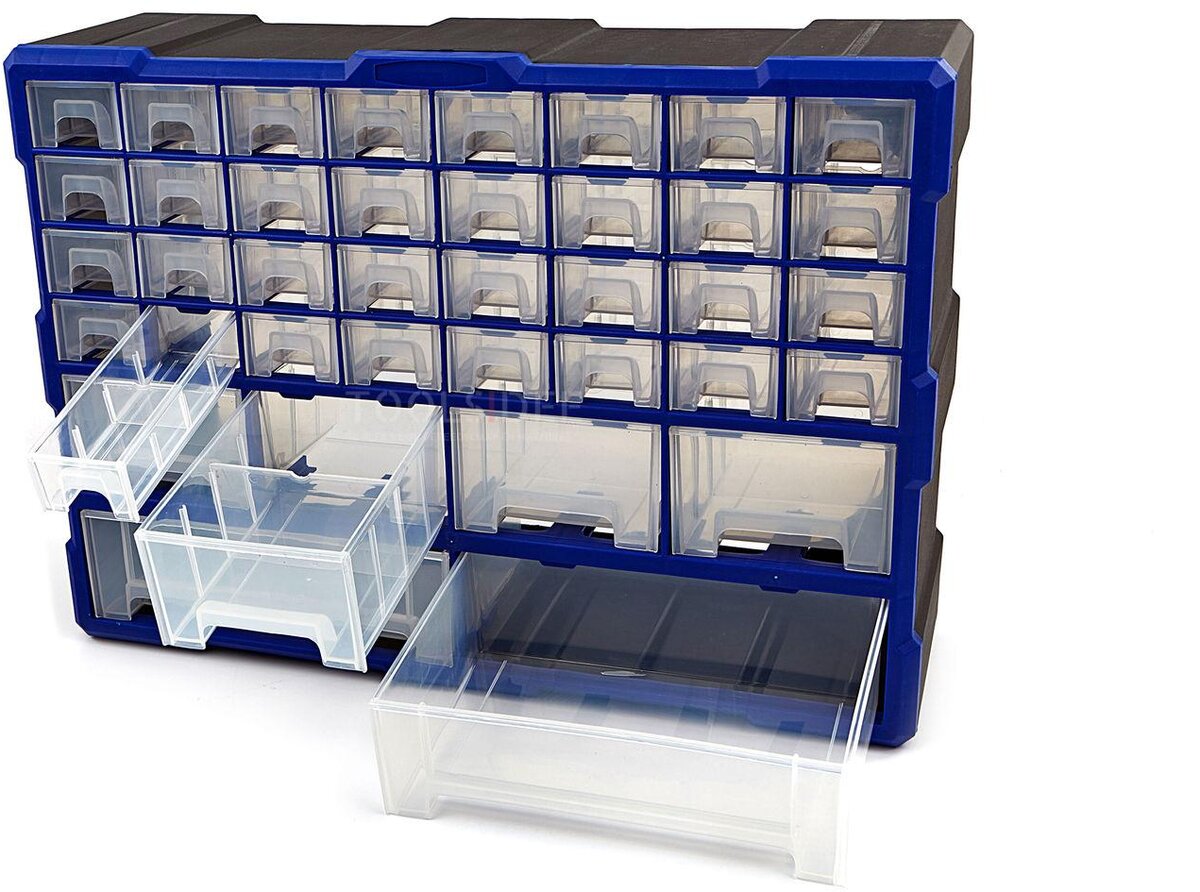 HBM 38 skuffer kommode, sortiment skap, lagringssystem