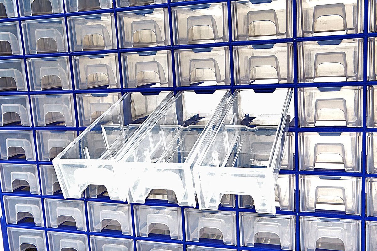 HBM 38 skuffer kommode, sortiment skap, lagringssystem