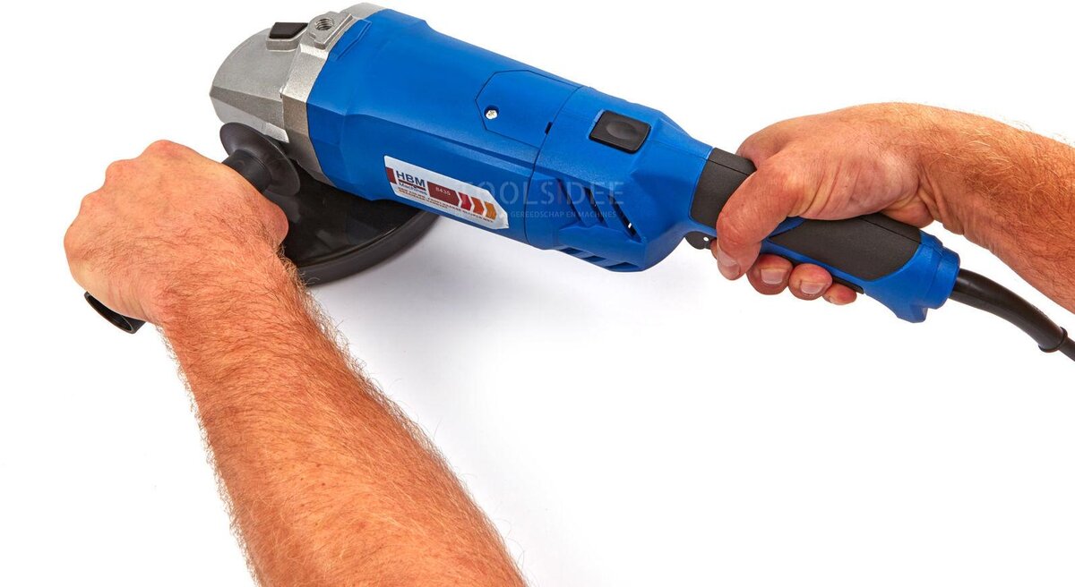 HBM 230 mm Profi vinkelsliper med roterbar håndtak