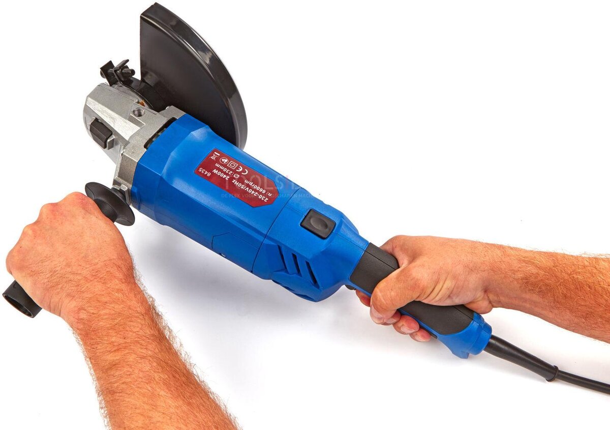 HBM 230 mm Profi vinkelsliper med roterbar håndtak