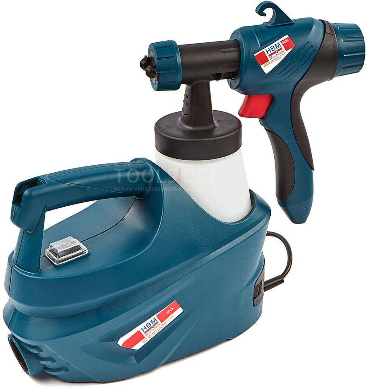 Hbm 500 watt elektrisk malingssprøjte komplet