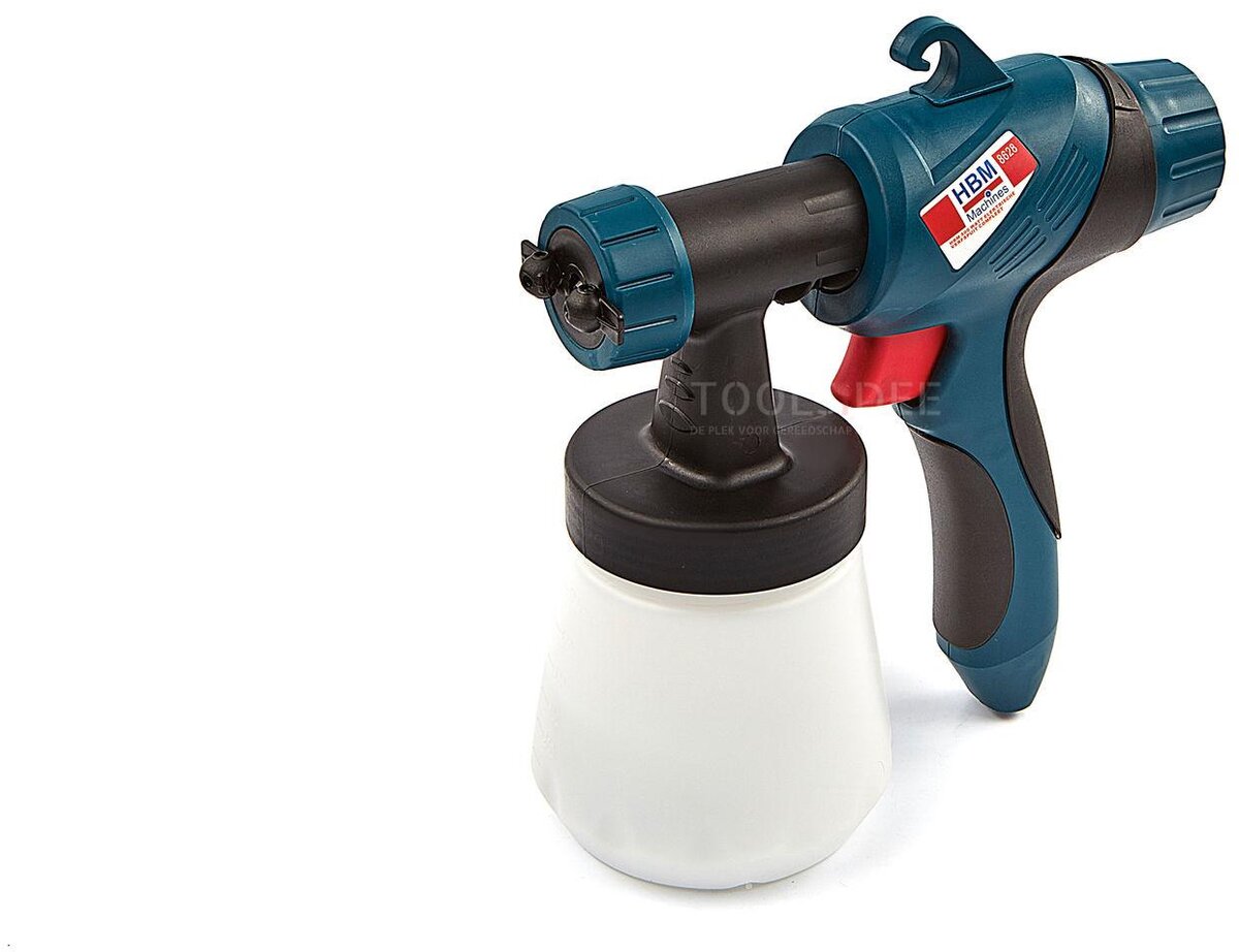Hbm 500 watt elektrisk malingssprøjte komplet
