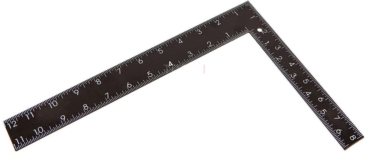 Sølvline 300 mm stål firkant