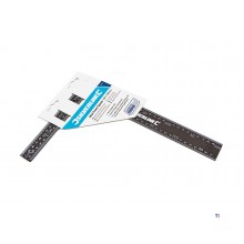 Sølvline 300 mm stål firkant