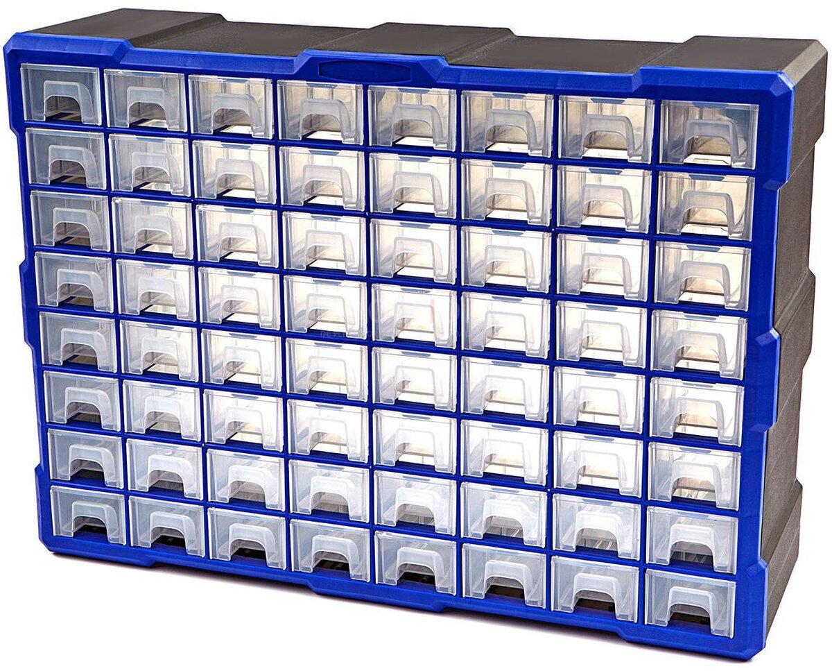 HBM 64 skuffer Kommode, utvalg skap, lagringssystem