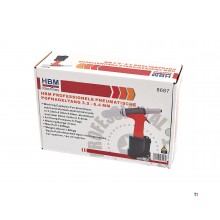 HBM Professional Pneumatic Rivet Nippers 3.2 - 6.4 mm
