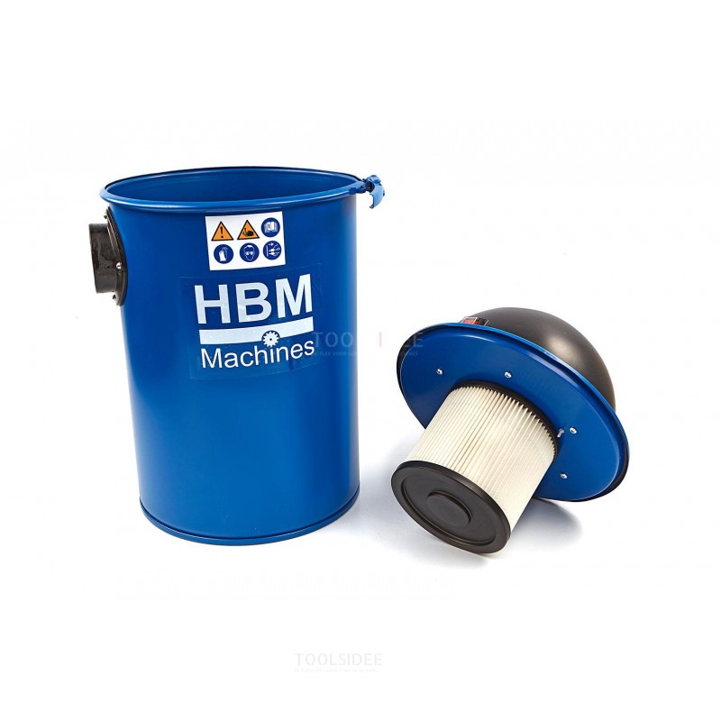 HBM 1100 watt portable dust extraction system