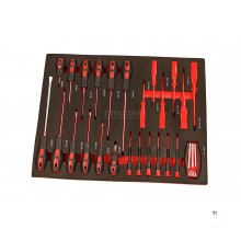 HBM Gevulde gereedschapswagen 154 Delig met 6 Laden BLACK EDITION
