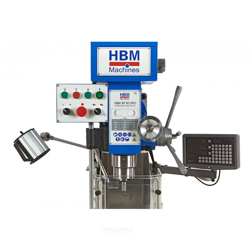 HBM bf 60 dro professional milling machine