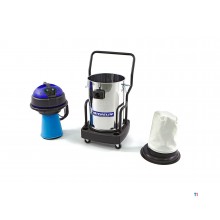 Michelin 2400 watt professional stainless steel wet and dry construction vacuum cleaner