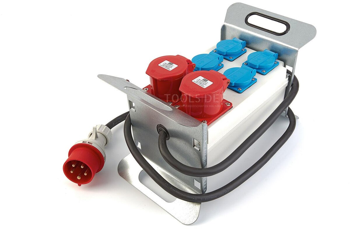 HBM 2 x 400 Volt und 4 x 230 Volt Verteilerblock