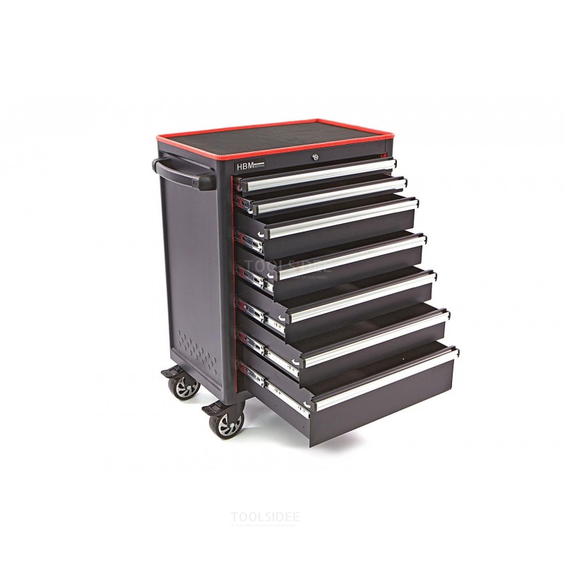 HBM 7 drawers professional tool trolley