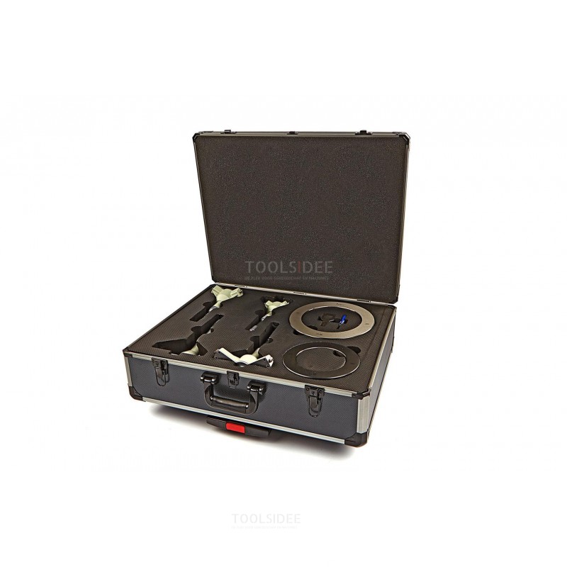 Dasqua Professional 4-teiliges 3-Punkt-Innenmikrometer-Set 100 - 200 mm