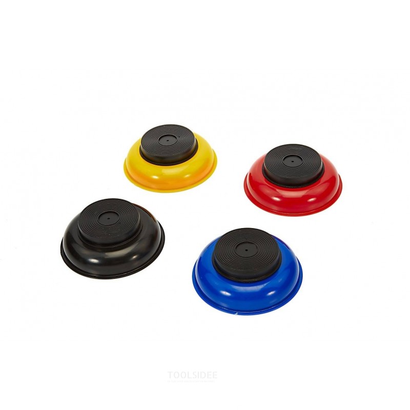 HBM 4-piece colored plastic magnetic tray set 110 mm.