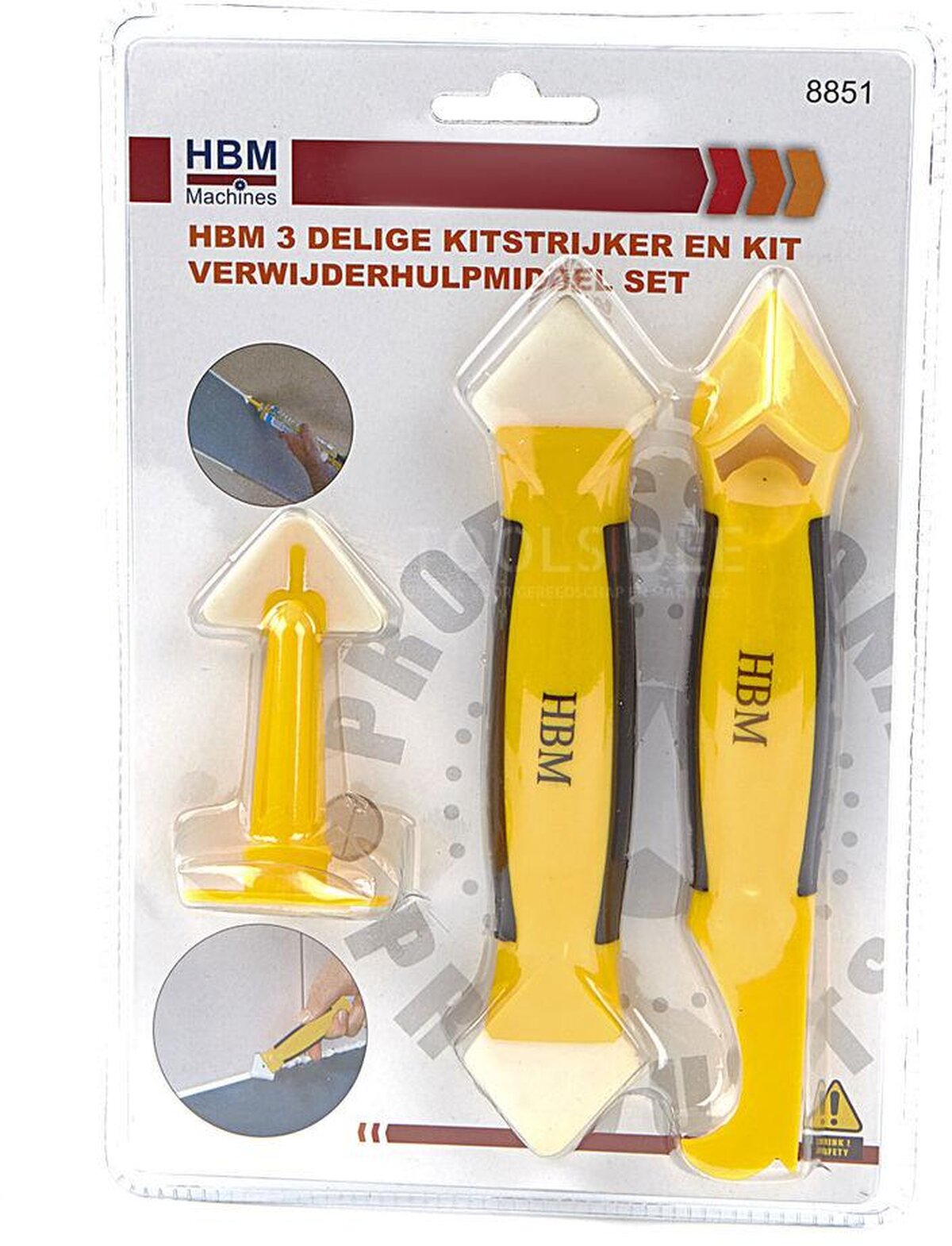 HBM 3 Piece Kit Støpejern og Kit Removal Aid Set
