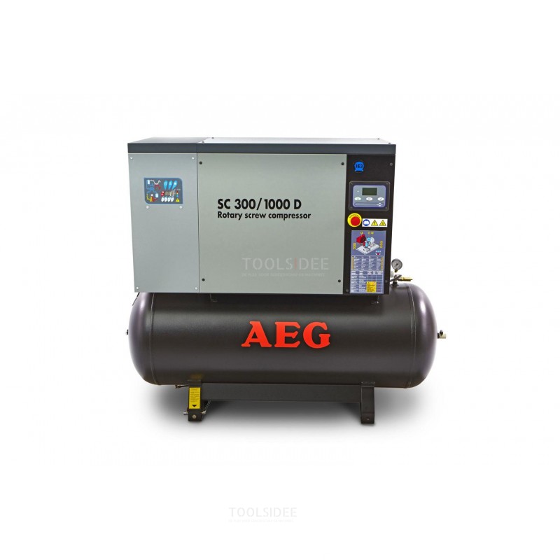  AEG 270 litran 10 hv:n ruuvikompressori kuivaimella