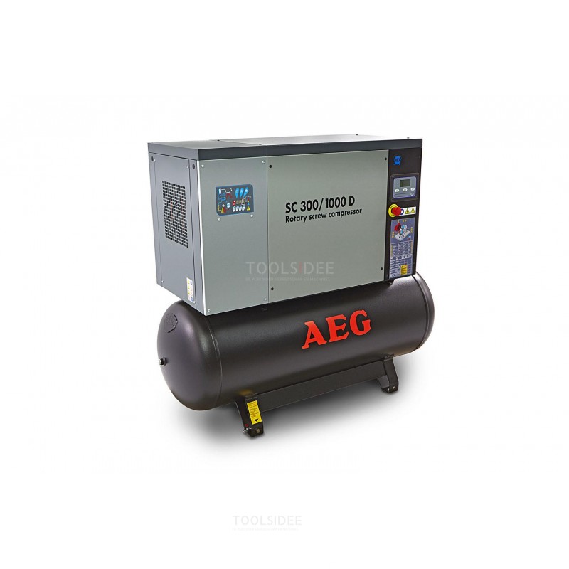 AEG 270 Liter 10 PK Schroefcompressor Met Droger
