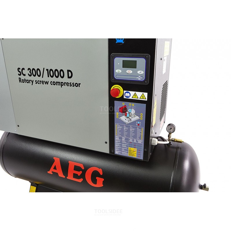  AEG 270 litran 10 hv:n ruuvikompressori kuivaimella