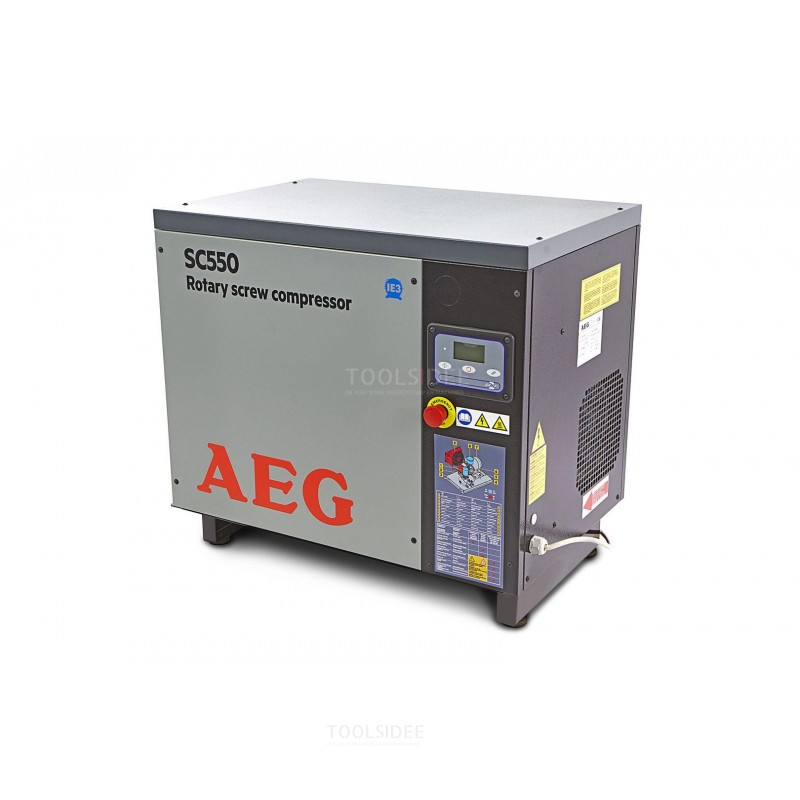 AEG 5.5 HP skruekompressor
