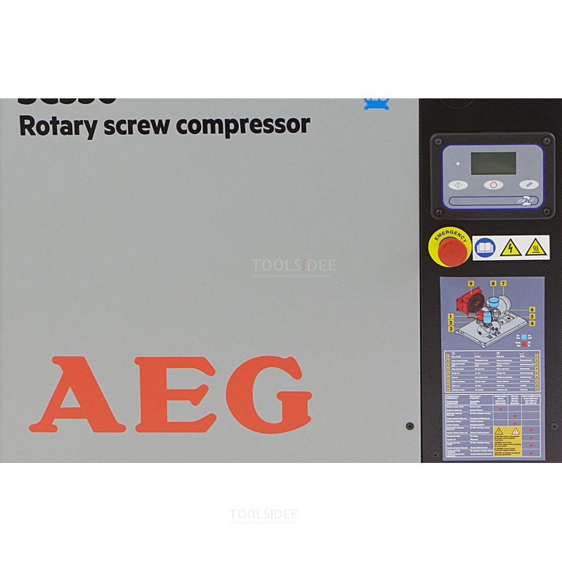AEG 5.5 HP skruekompressor