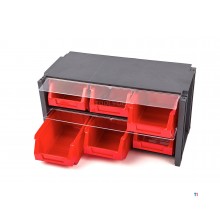 Tayg 6 Bins, Kommode, Sortiment, Oppbevaringssystem