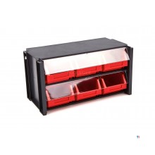 Tayg 6 Bins, Kommode, Sortiment, Oppbevaringssystem