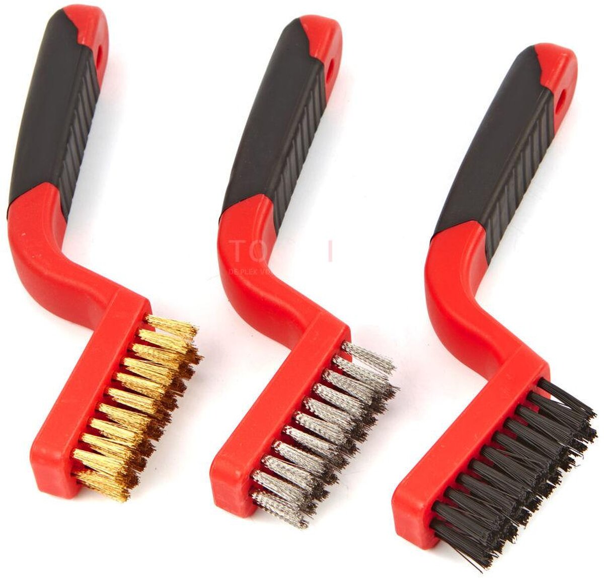 HBM 3-piece wire brush set