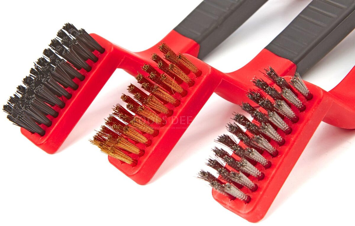 HBM 3-piece wire brush set