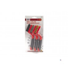 HBM 3-piece wire brush set