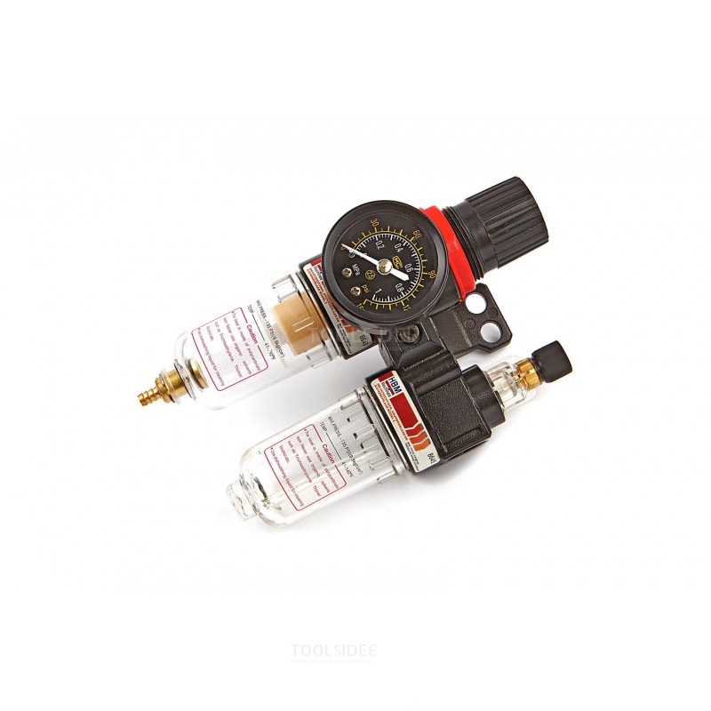 Unité Séparateur d'eau, Régulateur de pression et Lubrificateur à brouillard d'huile HBM, Modèle 2
