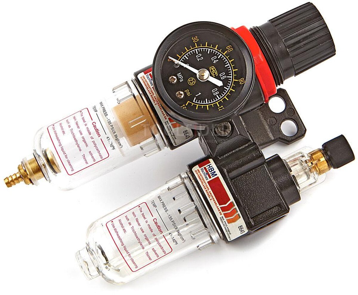 HBM avfukter, trykkregulator og oljeverngjennomføringsmodell 2