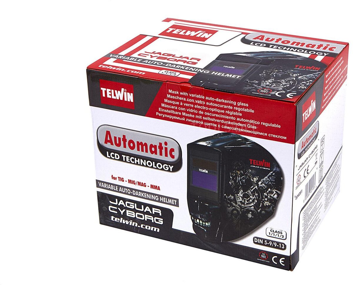 Casco per saldatura automatica Jaguar Cyborg di Telwin