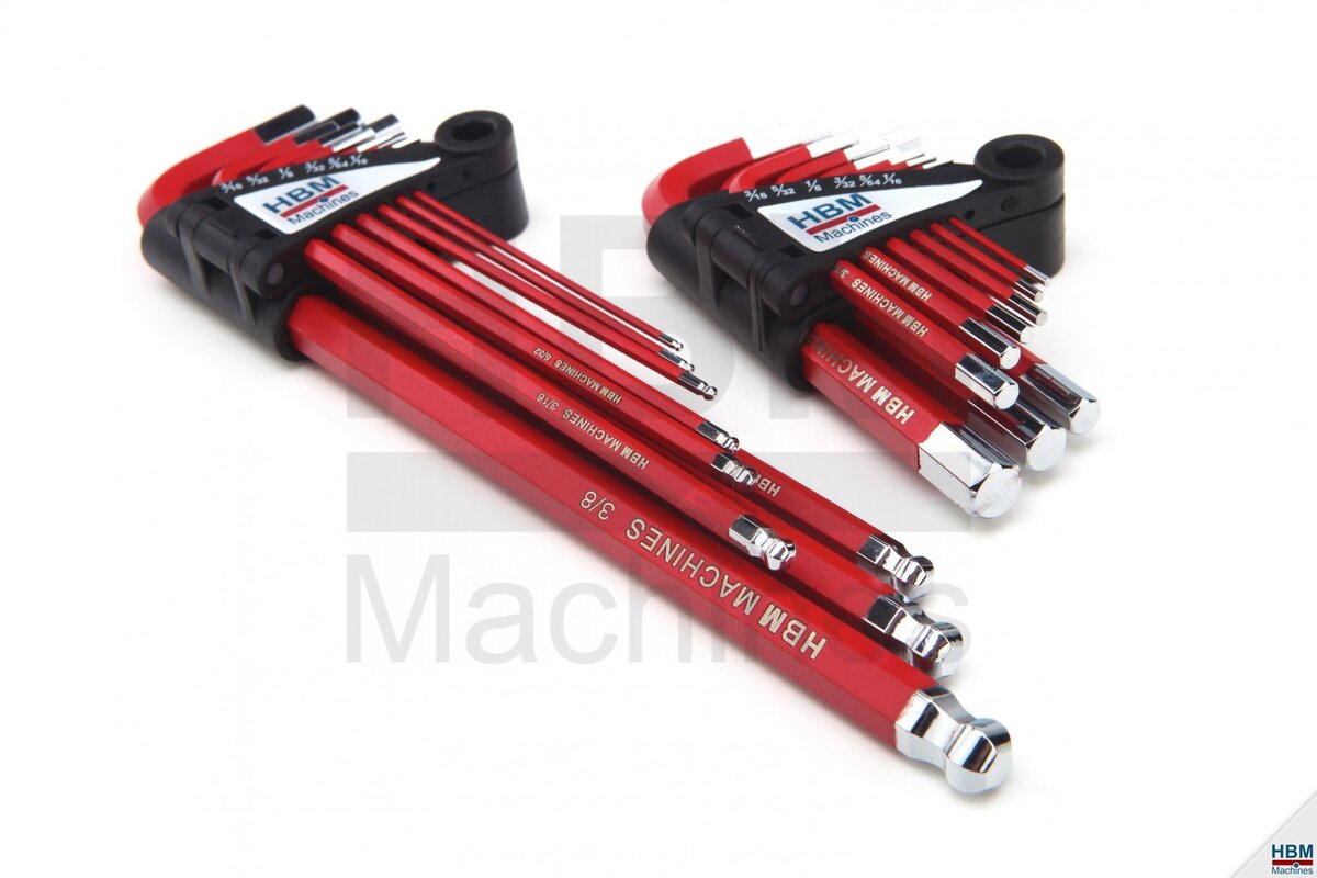 HBM English Allen nøkkel sett