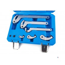 HBM 8-teiliges professionelles Hakenschlüssel-Set