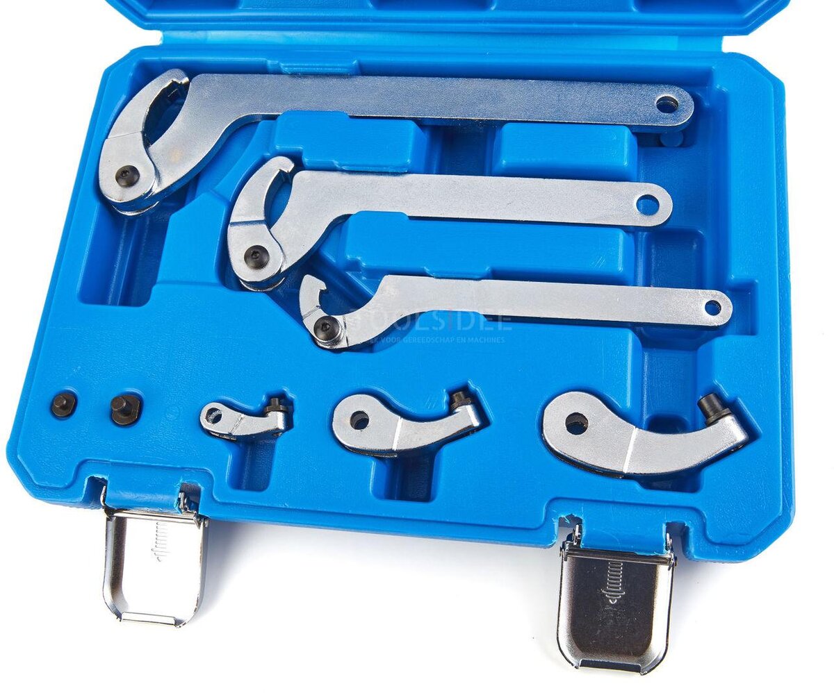 HBM 8-teiliges professionelles Hakenschlüssel-Set