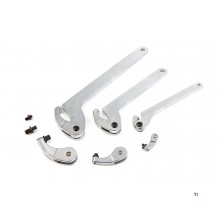 HBM 8-teiliges professionelles Hakenschlüssel-Set