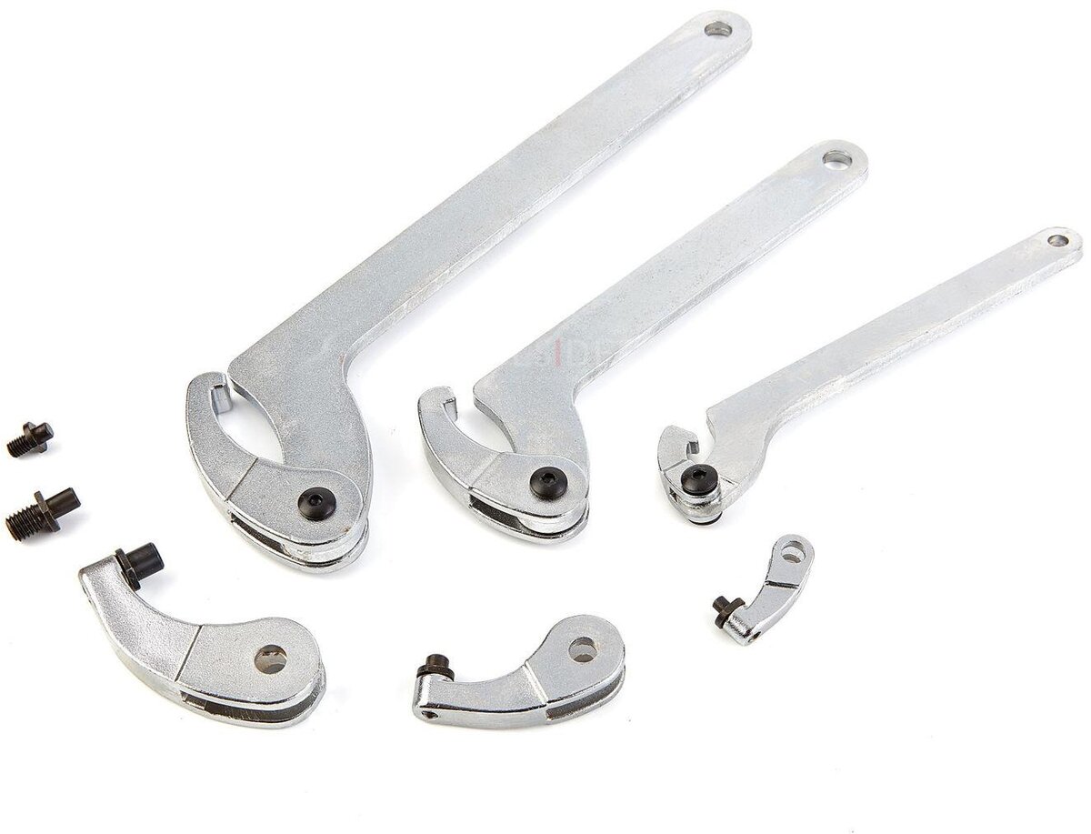 HBM 8-teiliges professionelles Hakenschlüssel-Set