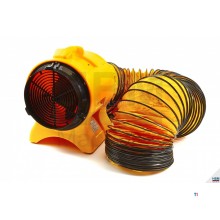 HBM fleksibel slangegul, Ø 305 mm x 7,6 meter også egnet for MASTER