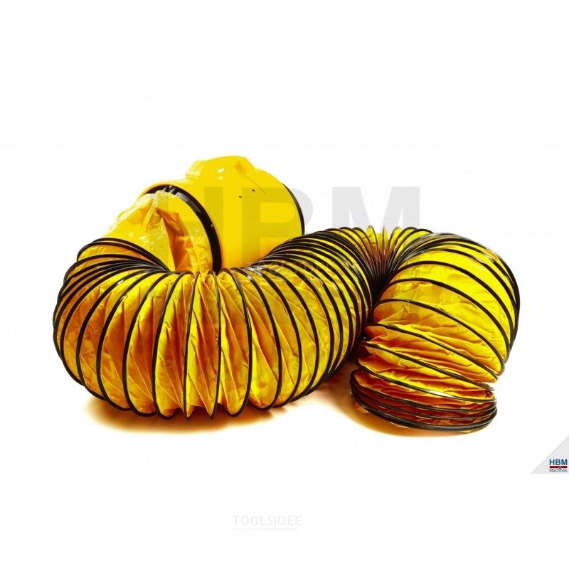 HBM flexibler gelber Schlauch, Ø 305 mm x 7,6 Meter passend für MASTER Lüfter