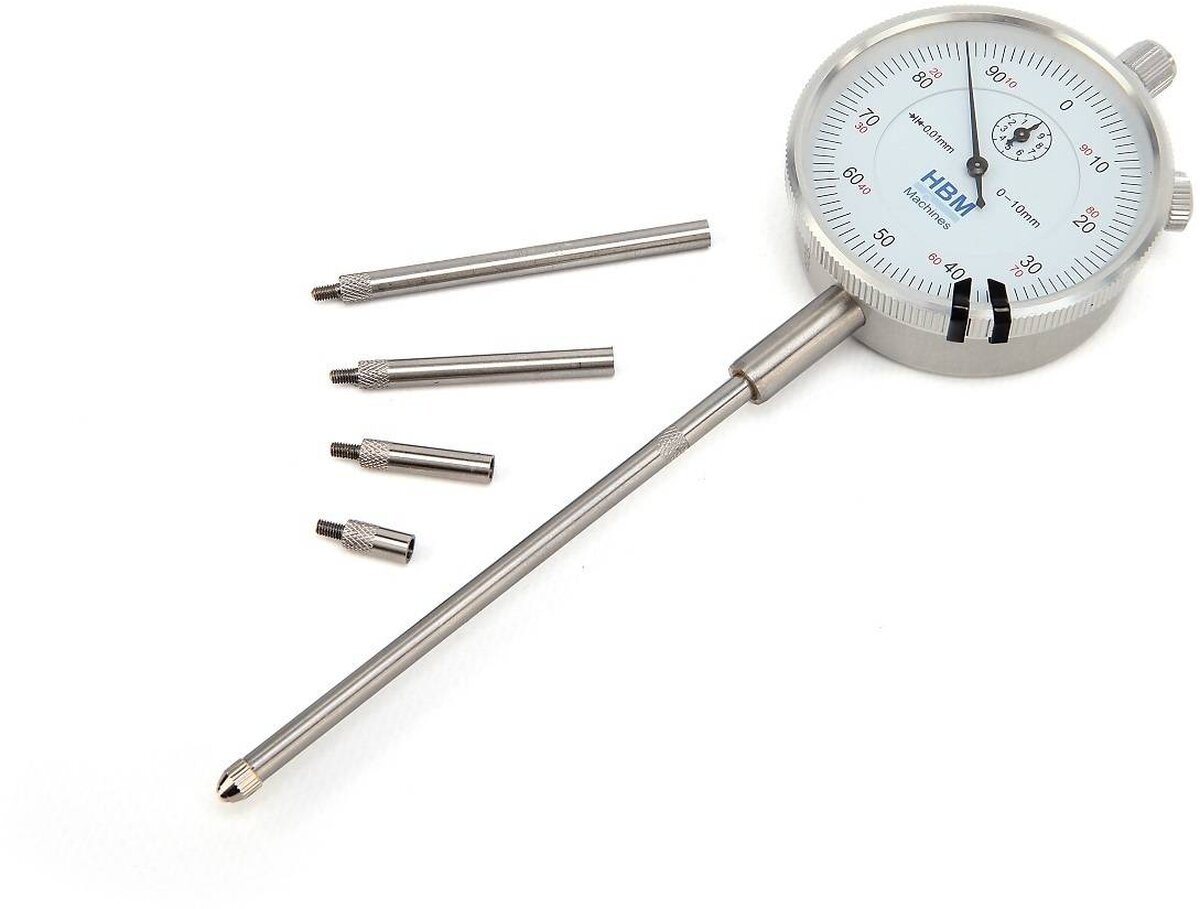 HBM analog dial gauge 0.01 mm stroke 10 mm including 5 extension pins HBM analog dial gauge 0.01 mm stroke 10 mm including 5 extension pins