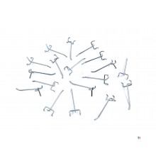 HBM Steel Tool Panel med 18 kroker