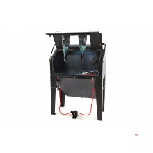 HBM SBC 500 sprængningsboks med ekstraktion CE - SORT HBM SBC 500 sprængningsboks med ekstraktion CE - SORT