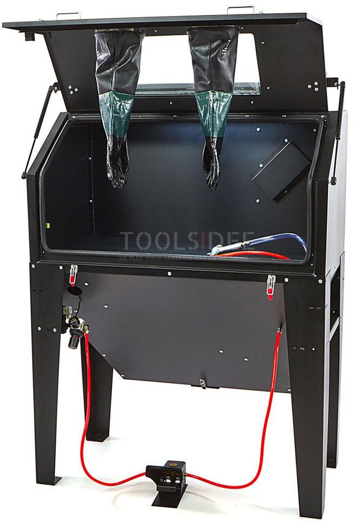 HBM SBC 500 sprængningsboks med ekstraktion CE - SORT HBM SBC 500 sprængningsboks med ekstraktion CE - SORT