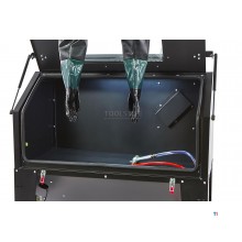 HBM SBC 500 sprængningsboks med ekstraktion CE - SORT HBM SBC 500 sprængningsboks med ekstraktion CE - SORT