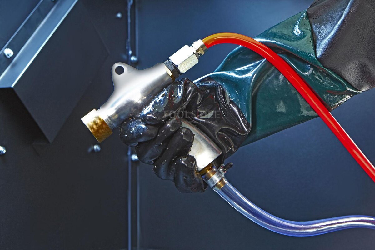 HBM SBC 500 sprængningsboks med ekstraktion CE - SORT HBM SBC 500 sprængningsboks med ekstraktion CE - SORT