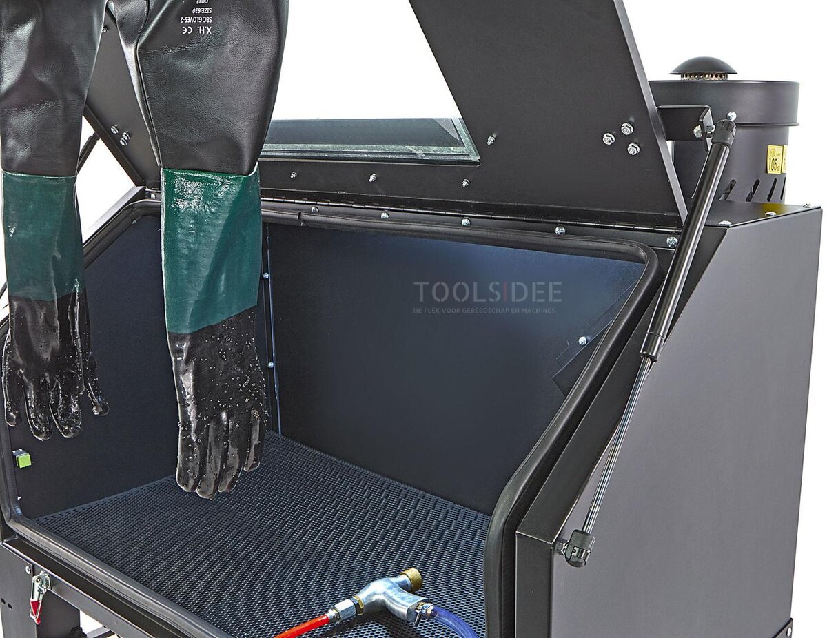 HBM SBC 500 sprængningsboks med ekstraktion CE - SORT HBM SBC 500 sprængningsboks med ekstraktion CE - SORT